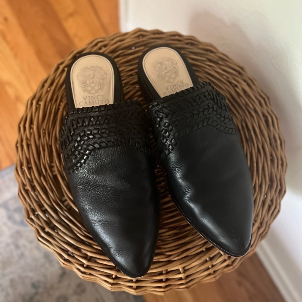 Vince Camuto Black Loafers